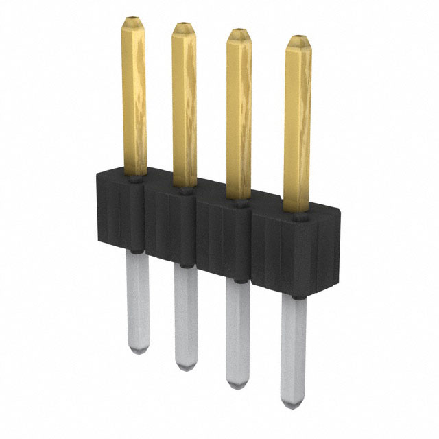 Connector Header Through Hole 4 position 0.100 (2.54mm)