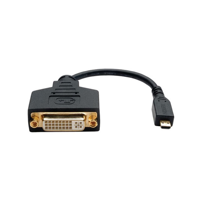 디바이스마트,케이블/전선 > 영상/음향 케이블 > HDMI/DVI 케이블,,P132-06N-MICRO,CBL DVI-D DL F - MCR HDMI-D M 6" / Digi-Key Part Number : TL1580-ND