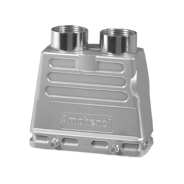 Hood Connector Top Entry, Dual M25 E16 IP65 - Dust Tight, Water Resistant