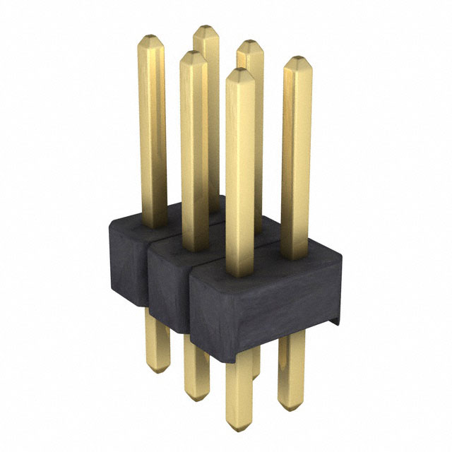 Connector Header Through Hole 6 position 0.100 (2.54mm)