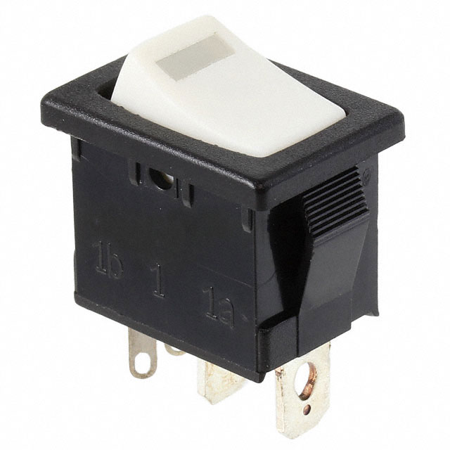 Rocker Switch SPST 15A (AC) 125 V Panel Mount, Snap-In