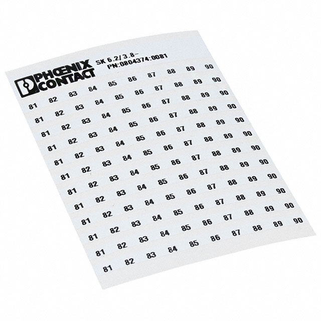 Connector Label, Adhesive For CLIPLINE Series