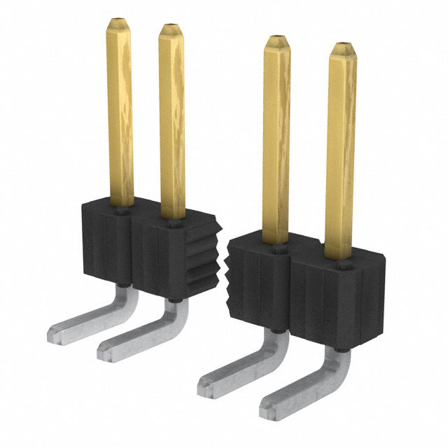 Connector Header Through Hole, Right Angle 36 position 0.100