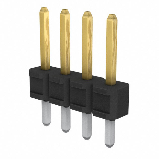 Connector Header Through Hole 4 position 0.100 (2.54mm)