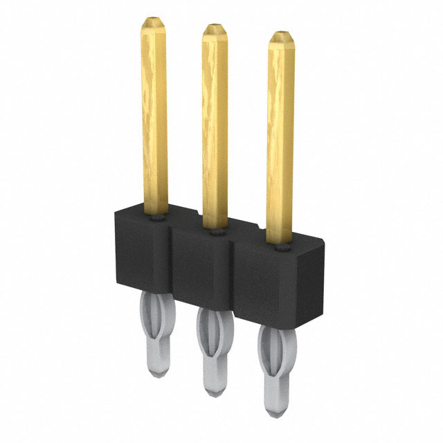 Connector Header Through Hole 3 position 0.100 (2.54mm)