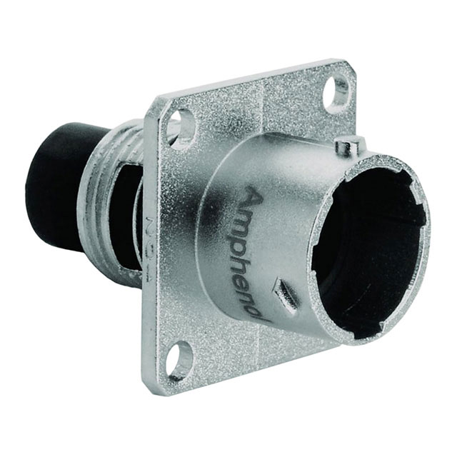 6 Position Circular Connector Receptacle Housing Panel Mount
