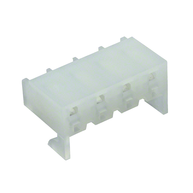 4 Position Receptacle Connector 0.200 (5.08mm) Through Hole Tin