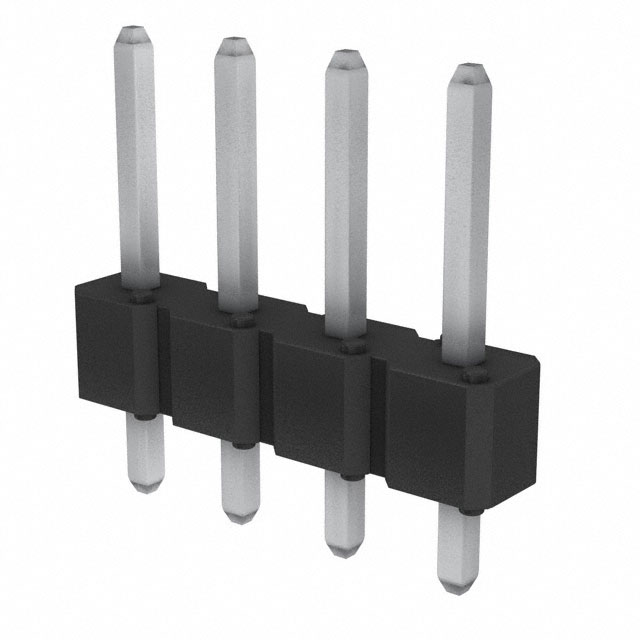 Connector Header Through Hole 4 position 0.100 (2.54mm)