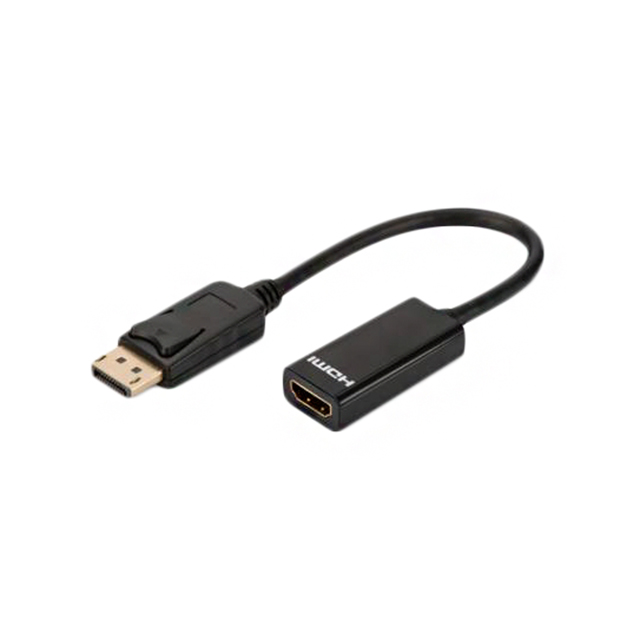 디바이스마트,케이블/전선 > 영상/음향 케이블 > HDMI/DVI 케이블,,AK-340400-001-S,CBL DISPLAYPORT M-HDMI-A F 5.91" / Digi-Key Part Number : AE11266-ND