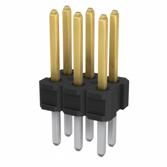 Connector Header Through Hole 6 position 0.100 (2.54mm)