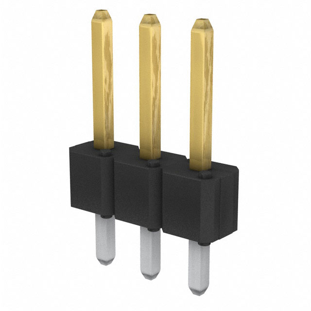 Connector Header Through Hole 3 position 0.100 (2.54mm)