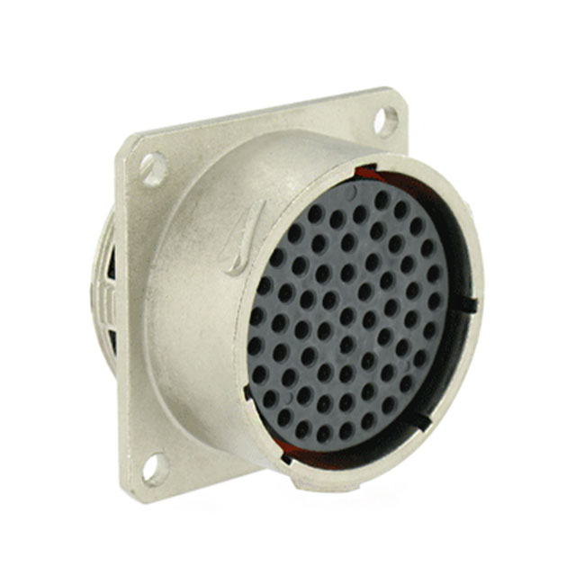 61 Position Circular Connector Receptacle Housing Panel Mount