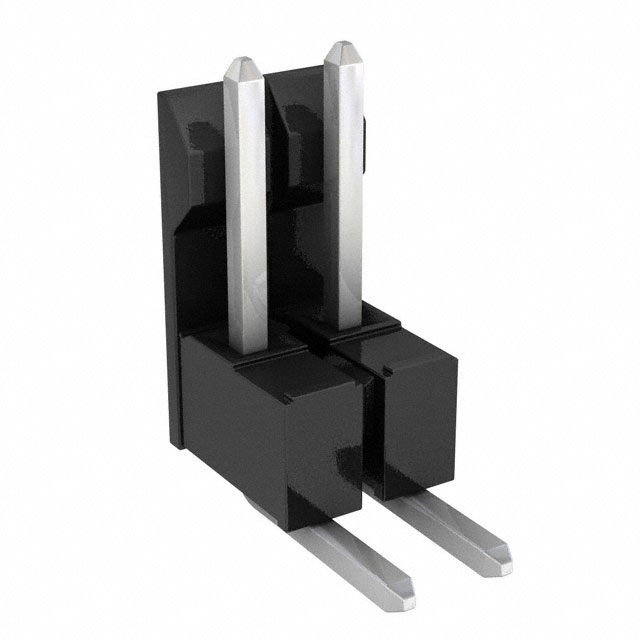 Connector Header Through Hole, Right Angle 2 position 0.100