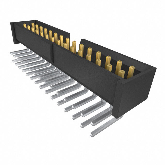 Connector Header Through Hole, Right Angle 30 position 0.079