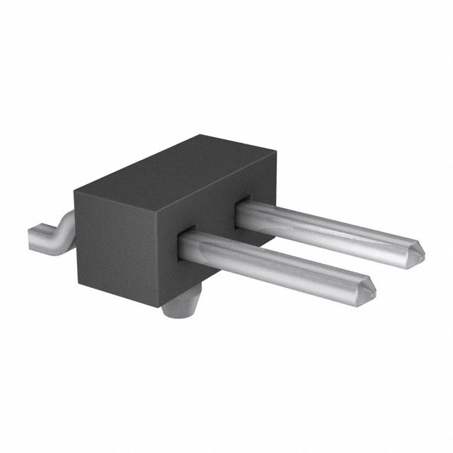 Connector Header Surface Mount, Right Angle 2 position 0.100