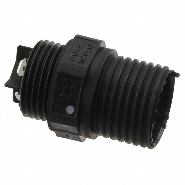 4 Position Circular Connector Panel Feed-Through Solder Tabs