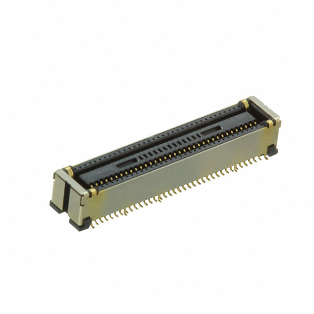 70 Position Connector Receptacle, Center Strip Contacts Surface Mount Gold