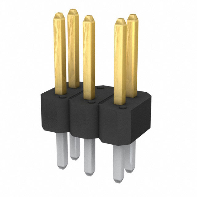 Connector Header Through Hole 6 position 0.100 (2.54mm)