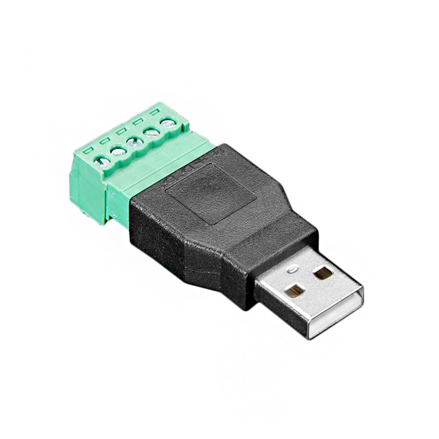 디바이스마트,커넥터/PCB > D-SUB 커넥터 > 젠더/어댑터,,3628,ADAPT USB-A PLG TO TERM BLK 5POS / Digi-Key Part Number : 1528-2460-ND