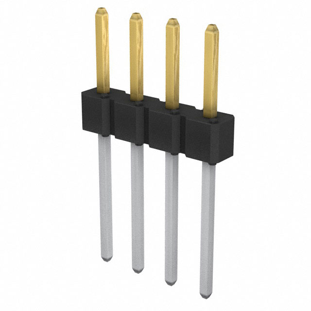 Connector Header Through Hole 4 position 0.100 (2.54mm)