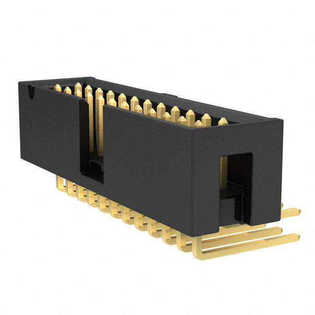 Connector Header Through Hole, Right Angle 24 position 0.100