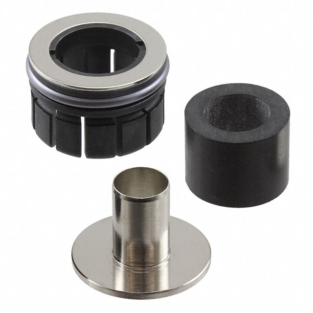 Connector Clamp Cage with Shield Adapter Black