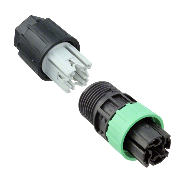 4 (3 + PE) Position Circular Connector Distributor IDC