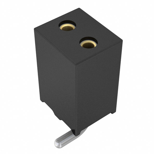 3 Position Socket Connector 0.050 (1.27mm) Surface Mount Gold