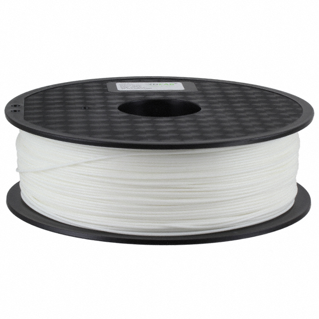 3D Printing Filament White PLA (Polylactide) 0.070 (1.75mm) 2.205 lb (1.00 kg)