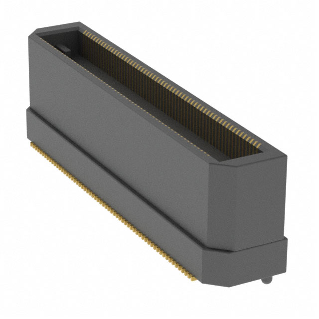 120 Position Connector Header, Outer Shroud Contacts Surface Mount Gold