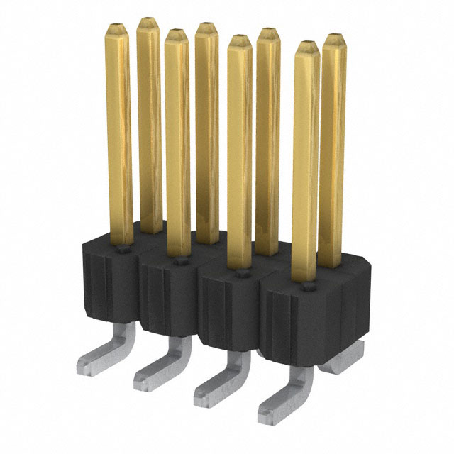 Connector Header Surface Mount 8 position 0.100 (2.54mm)