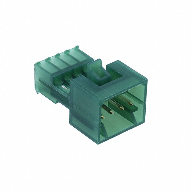 4 Position Rectangular Plug Connector IDC Tin 28 AWG