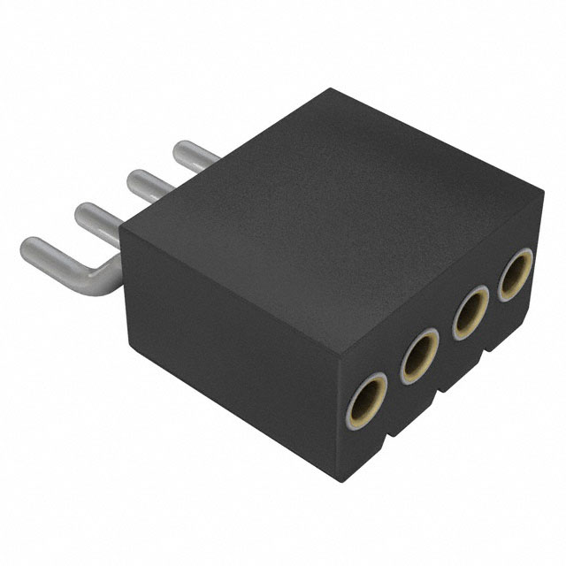 4 Position Socket Connector 0.039