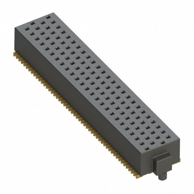 100 Position Receptacle Connector 0.050 (1.27mm) Surface Mount Gold