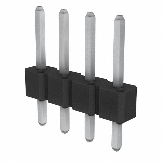 Connector Header Through Hole 4 position 0.100 (2.54mm)