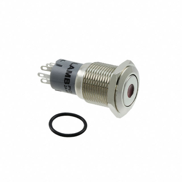 Pushbutton Switch DPDT Anti-Vandal, Illuminated Panel Mount, Front