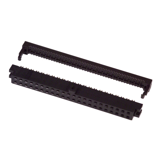 44 Position Rectangular Receptacle Connector IDC Galvanized