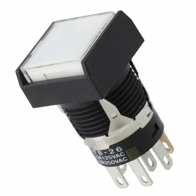 Pushbutton Switch DPDT Standard, Illuminated Panel Mount, Snap-In