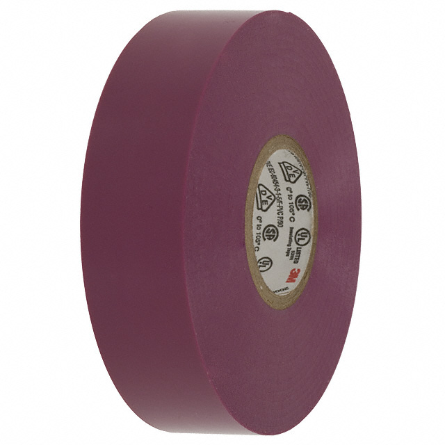 Electrical Tape Rubber Adhesive Violet 0.75 (19.05mm) 3/4 X 66' (20.1m) 22 yds