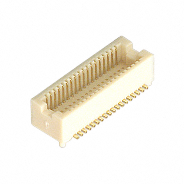 36 Position Connector Header, Outer Shroud Contacts Surface Mount Gold