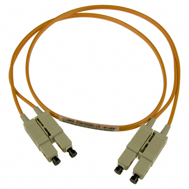 Cable Fiber Optic SC Duplex To SC Duplex 62.5/125 6.6' (2.0m)