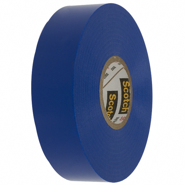 Electrical Tape Rubber Adhesive Blue 0.75 (19.05mm) 3/4 X 66' (20.1m) 22 yds