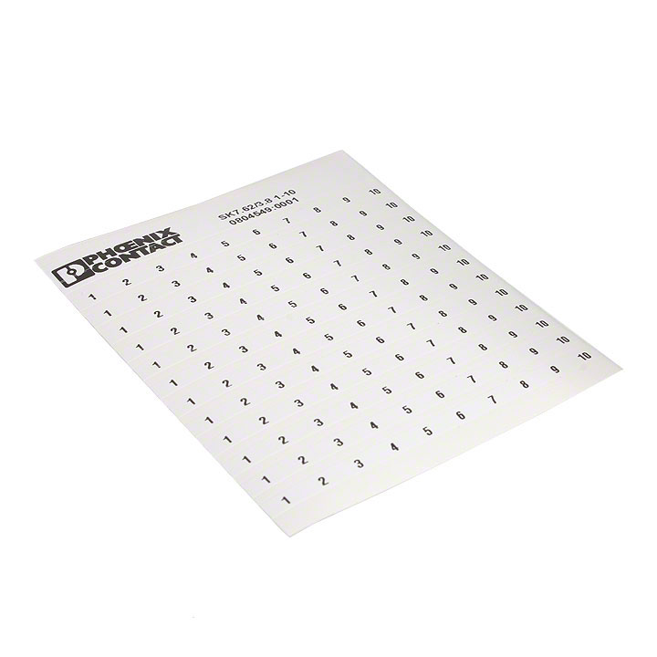 Connector Label, Adhesive For CLIPLINE Series