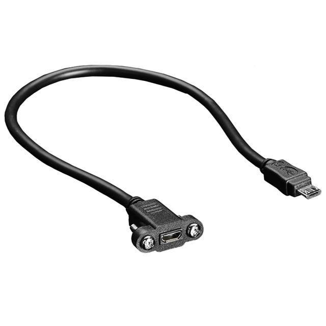 Panel Mount USB Cable - B Female to Mini-B Male : ID 936 : $3.95 : Adafruit  Industries, Unique & fun DIY electronics and kits