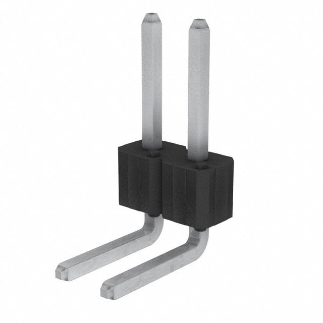 Connector Header Through Hole, Right Angle 2 position 0.100