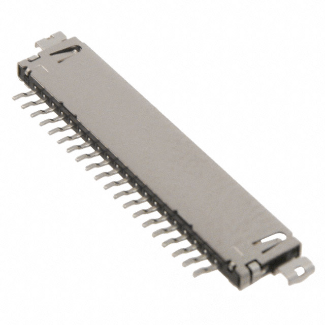 Connector Header Board Edge, Cutout; Surface Mount, Right Angle 20 position 0.039