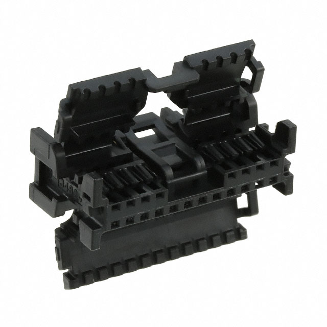 20 Rectangular Connectors - Housings Receptacle Black 0.079 (2.00mm)