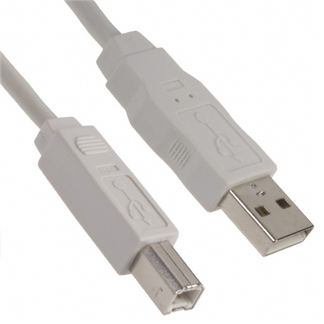 USB 2.0 Cable A Male to B Male 6.86' (2.09m) Shielded