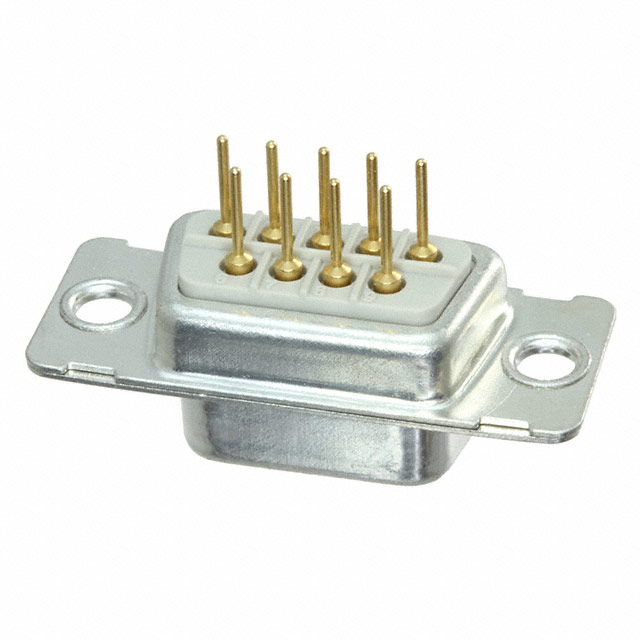 9 Position D-Sub Receptacle, Female Sockets Connector