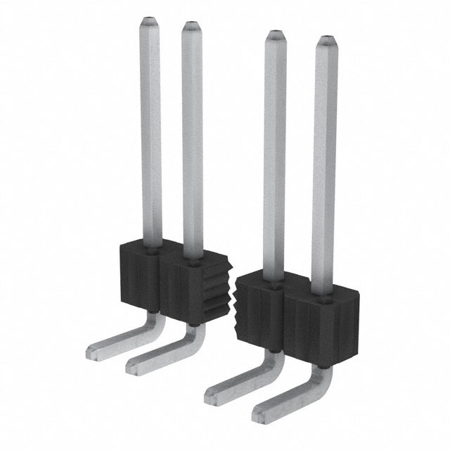 Connector Header Through Hole, Right Angle 24 position 0.100